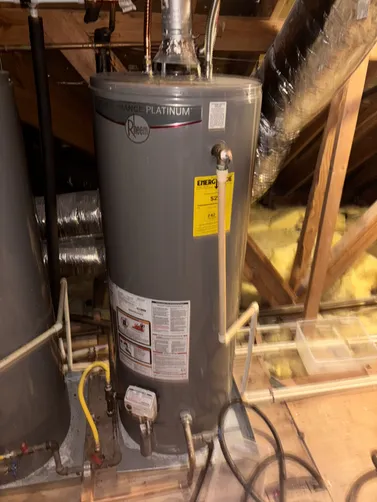 photo at Houston, TX on Nov 26, 2025: A need for an efficient hot water solution prompted the installation of a new tankless water heater