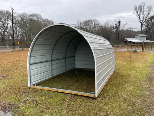 photo at Keithville, LA on Jan 21, 2026: Solid sides, solid back wall, open front8x12 