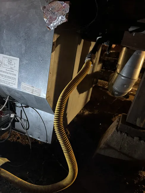Furnace Repair/ Heater Repair. Floor furnace diagnosed with a cut pilot line.