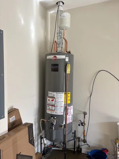 New 50 gallon gas water heater