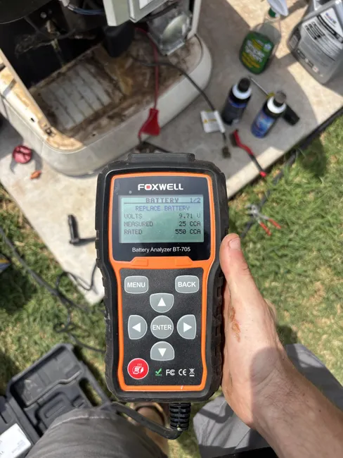 After detecting a red light on Maxine's Generac generator, we efficiently addressed system checks and a battery charger warning, ensuring reliable performance.