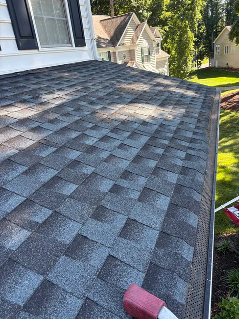Thorough gutter cleaning in Mooresville removed debris, ensuring optimal drainage and extending system longevity.