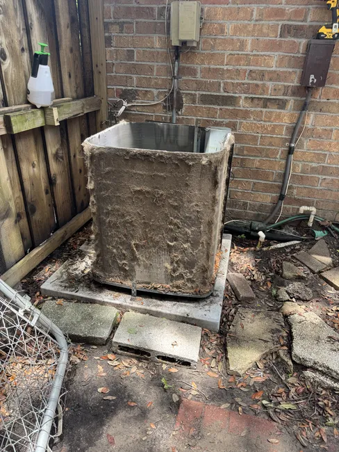 A thorough AC coil cleaning and drain maintenance ensured peak performance for this residential unit.