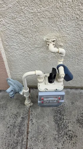 photo at Vallejo, CA on Apr 08, 2026: To ensure safety in the event of an earthquake, we installed an automatic gas shut off valve at the