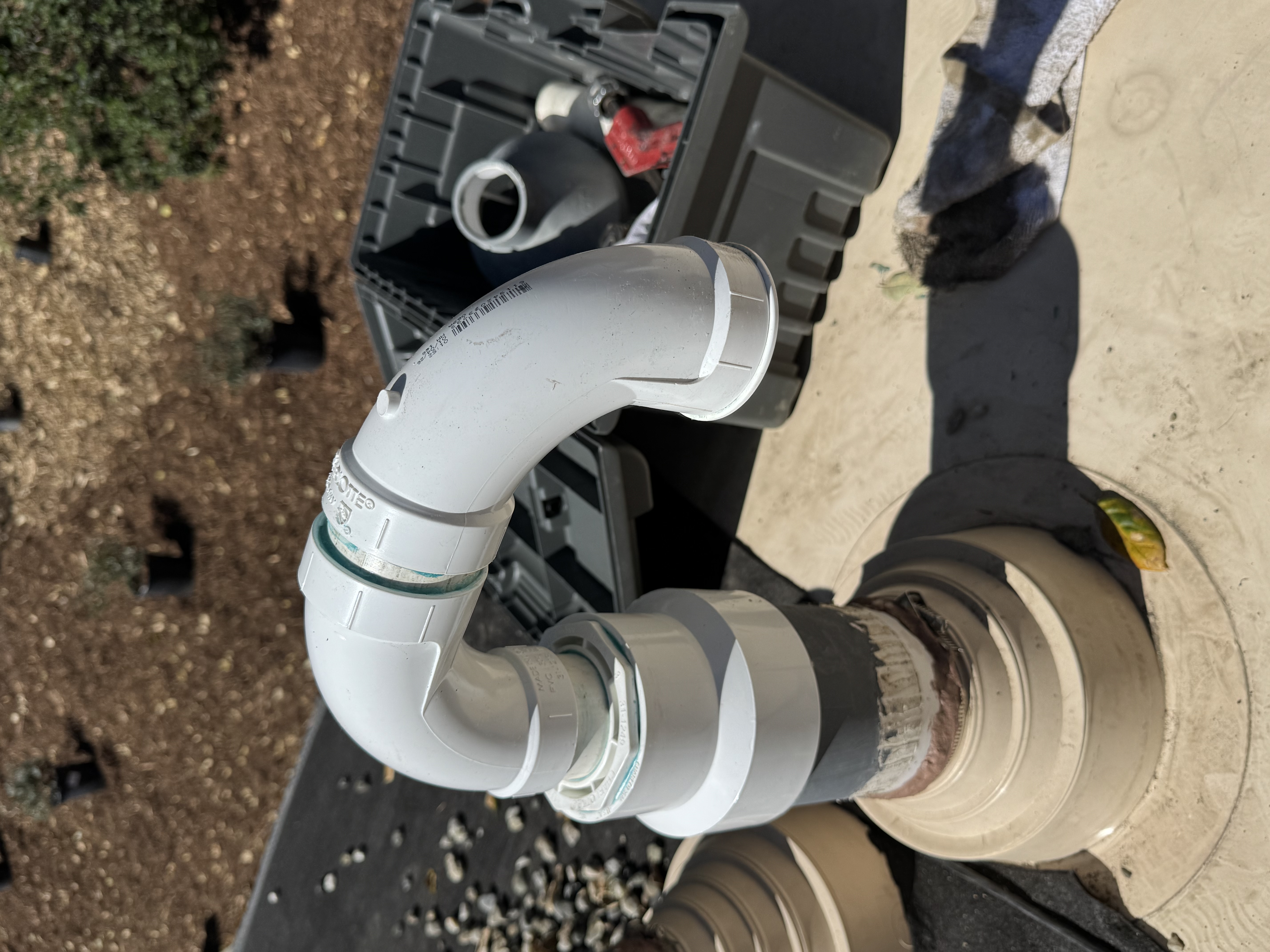 Cleaned water heater intake vent restoring airflow in a Marin County home