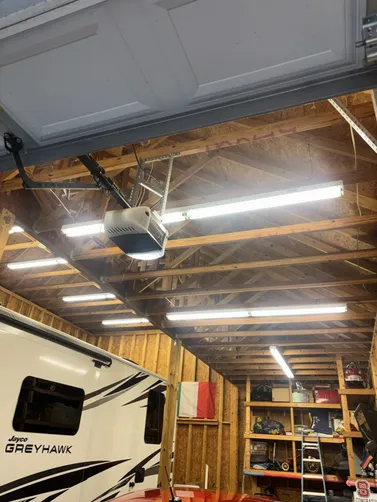 Troubleshot garage lights not working & replaced 3 single-pole toggle switches.