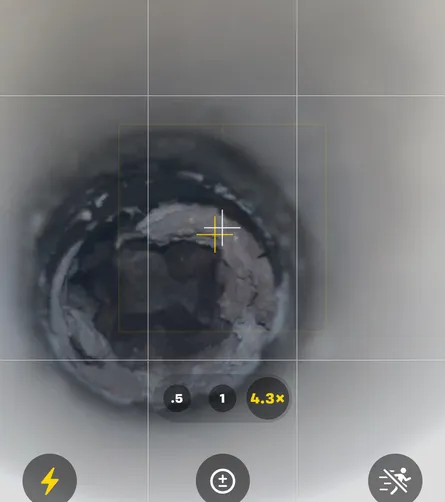 photo at Magnolia, TX on Oct 30, 2025: A clogged drain was causing the float switch to shut down the HVAC unit. We unclogged the drain and