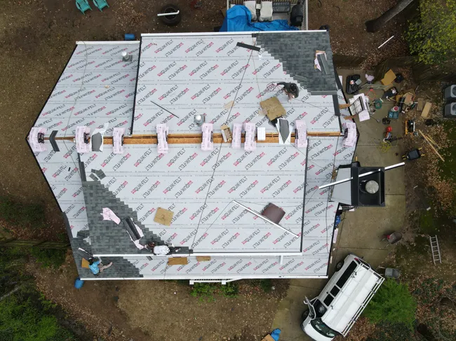 Our customers were ecstatic about the upgraded roof replacement's effect on the look of the whole house. Beautiful addition!