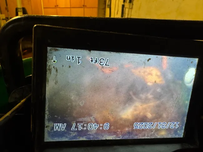 Camera Inspection Locating Blockage