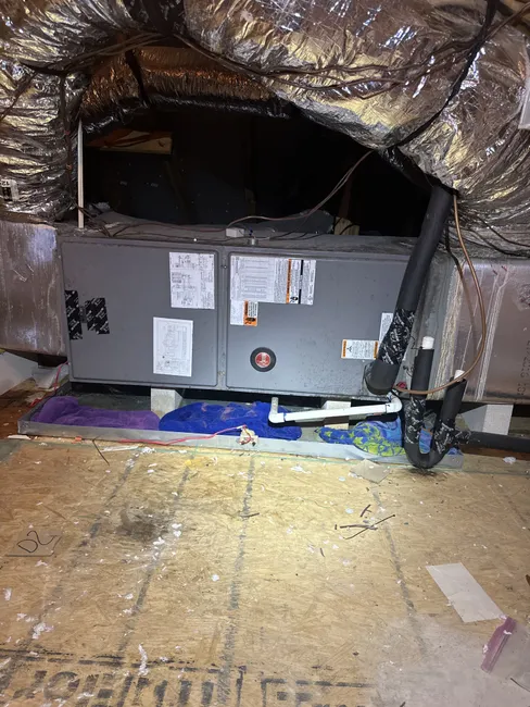 Clogged Drain Line