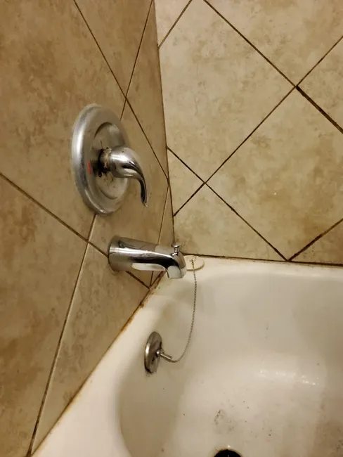 In Orange, we replaced a worn tub spout, restoring full function and ensuring the homeowner's satisfaction.