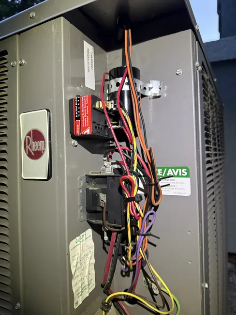 A thorough inspection and maintenance of this home's AC system ensured optimal functionality for the season ahead.