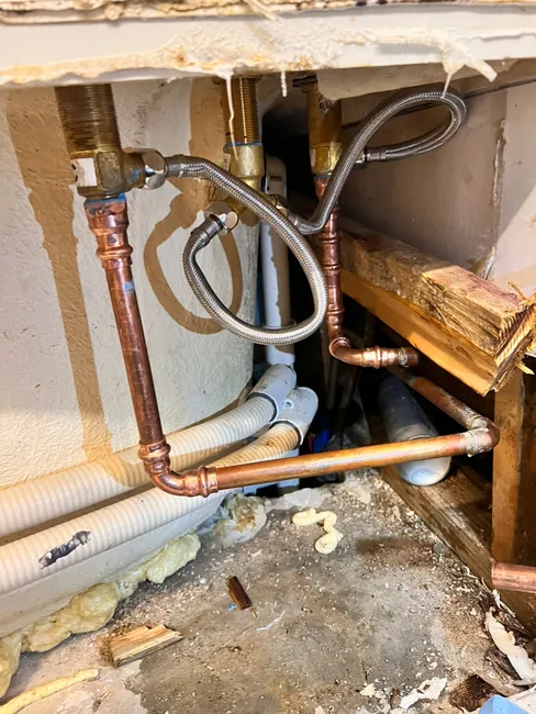 Water Leak Coming Into The Kitchen Hallway