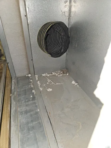 photo at Pratt, KS on Oct 15, 2026: A mold evaluation accompanied our air duct cleaning service for the customer in Pratt. We cleaned u