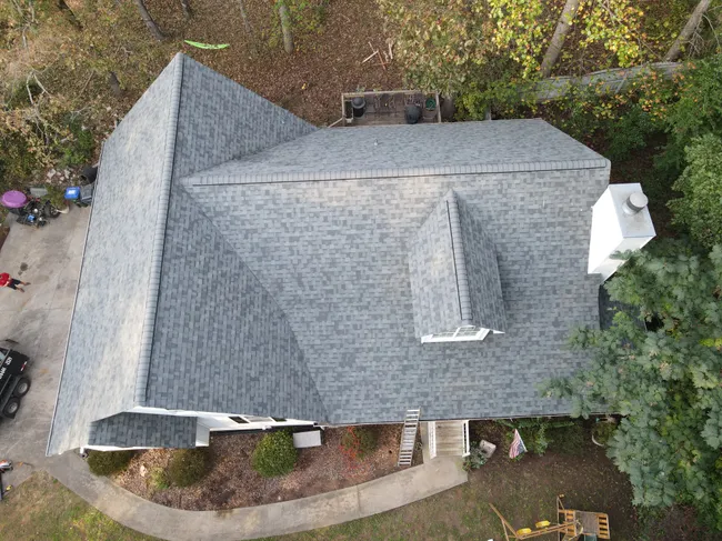 Clients loved their new roof paid for by the insurance company.  All work completed in a single day!