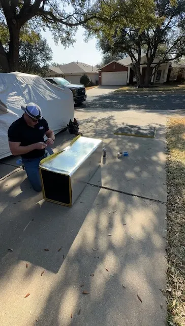 Replaced Supply Plenum And Installed Solaris Air Cleaner