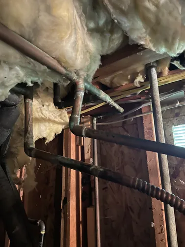 photo at Lafayette, CA on Mar 19, 2026: A leaking copper pipe connected to the water heater was causing concerns for the homeowner. We repl