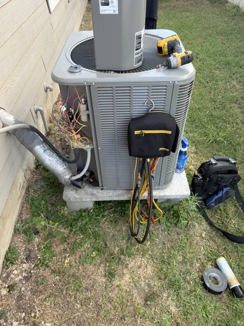 A thorough inspection and optimization of the HVAC system ensured the homeowner's comfort at the Georgetown residence.