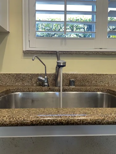 photo at Concord, CA on Apr 28, 2026: A worn-out kitchen sink faucet was causing leaks and inconvenience. We expertly removed the old fau