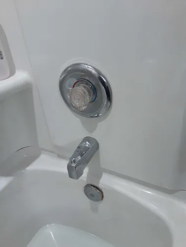 photo at Conroe, TX on Oct 16, 2025: A dripping shower prompted a call for assistance. We identified that the cartridge needed replaceme