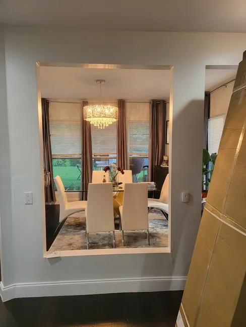 Glass for in wall wine cellar enclosure 