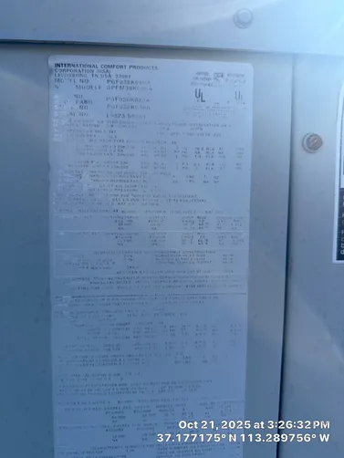 photo at Hurricane, Ut on Oct 21, 2025: A malfunctioning heating system prompted us to investigate the issue at the customer's location in 