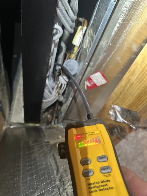 Leaking Evaporator Coil