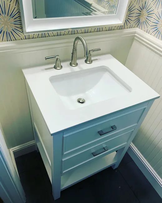Install New Vanity With New Faucet