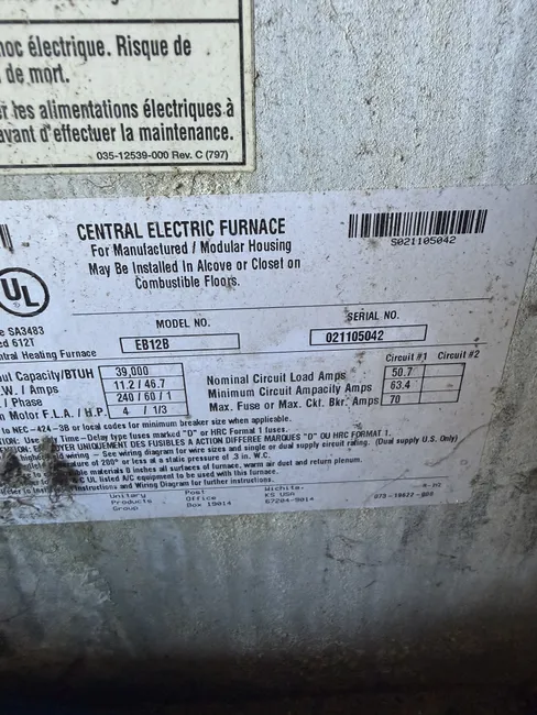 Arriving at the home, we replaced a blown low-voltage fuse and restored the HVAC unit's operation. During the service, we identified heavy dirt buildup on the blower wheel and evaporator coil. We informed the homeowner about the need for thorough cleaning options, ensuring her system runs efficiently.