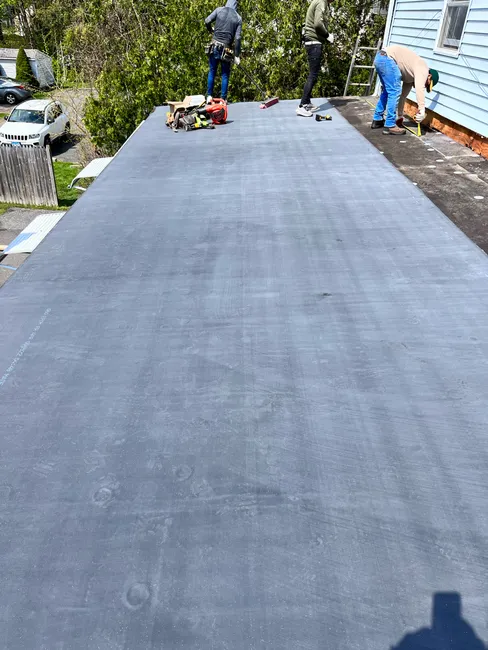 I installed Rubber roofing