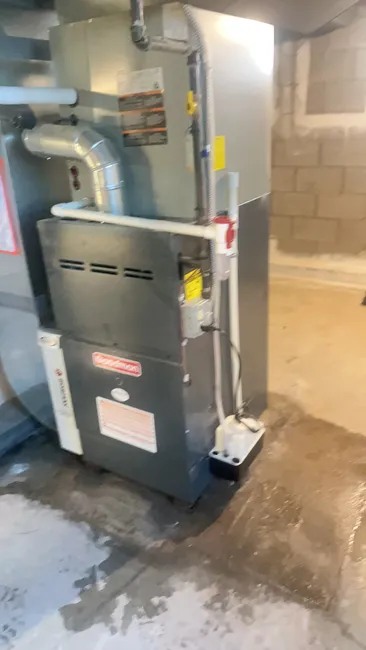 We swiftly addressed a leaking AC condensate pump, restoring optimal drainage for efficient HVAC performance.