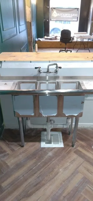 New Bar Plumbing Work