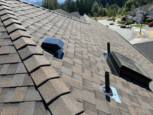 photo at Monroe, WA on Oct 12, 2026: Aging shingles on a 20-year-old home prompted the need for a roof replacement. We installed Certain