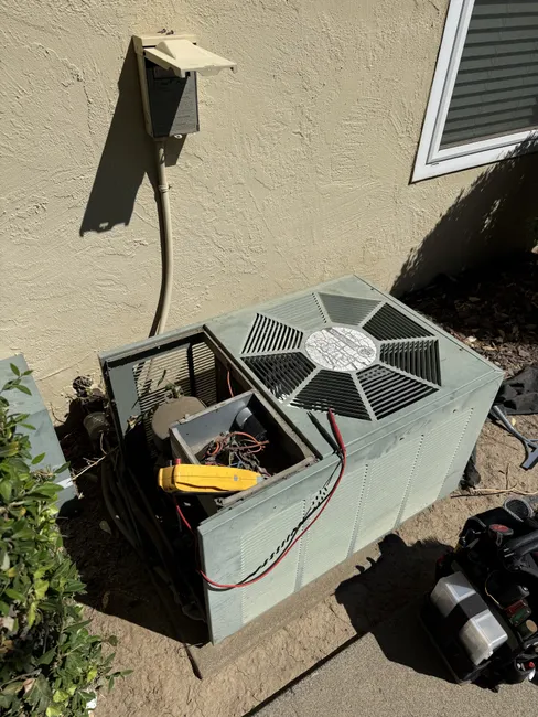 Vitaliy Ivanov conducted a thorough inspection and repair of a central AC unit in Sacramento, ensuring optimal comfort for the homeowner.