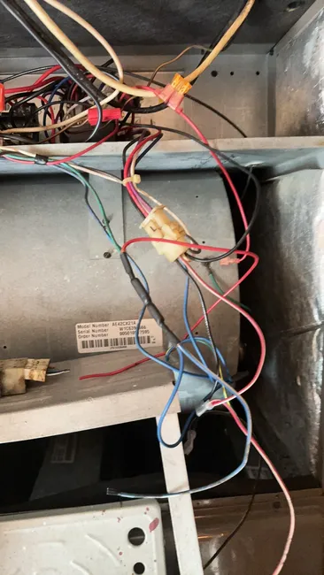 An improperly wired HVAC system was expertly rewired, and essential components replaced to ensure lasting performance.