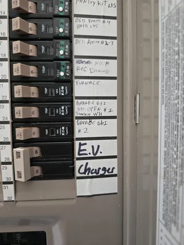Moved a receptacle to a different location as customer did not like the previous location.