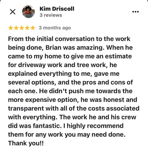 photo at Poughkeepsie, NY on May 26, 2025: Massive ruts had made the natural driveway nearly unmanageable, prompting us to take action. We add