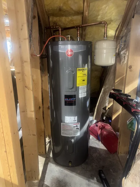 New 50 gallon electric water heater