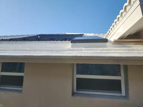Concrete Roof Coating & Skylight Repair