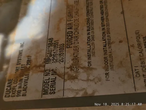 photo at Hurricane, UT on Nov 18, 2025: With a heating system that was not functioning, we identified the issue and performed necessary rep