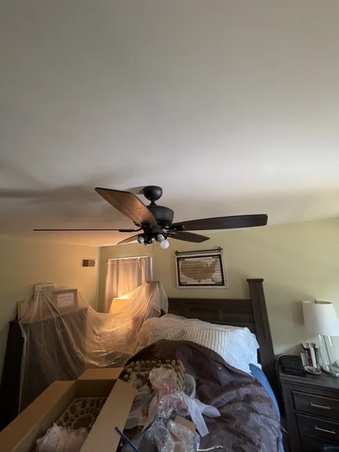 Improved Bedroom Airflow & Comfort With New Ceiling Fan Installation