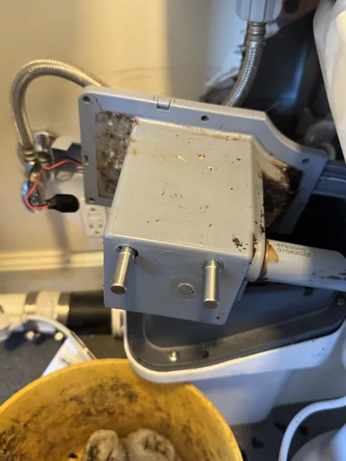 Clean Macerating Toilet Sensor.