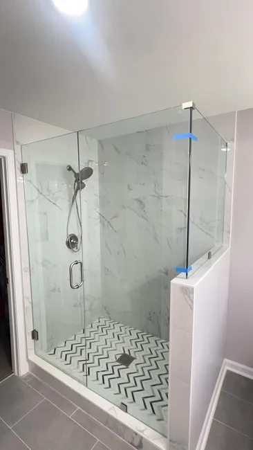 Shower Glass Door Install