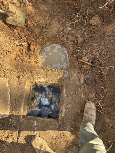 photo at Cottontown, TN on Mar 20, 2026: A failing septic system required us to conduct an exploratory dig through the drain field to identi photo at Cottontown, TN on Mar 20, 2026: A failing septic system required us to conduct an exploratory dig through the drain field to identi
