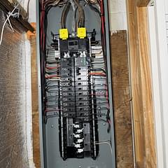 Finished panel replacement with surge protection in Fairfax, VA