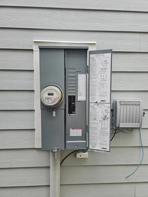 At a residential property, we installed a state-of-the-art EV charging station, enhancing convenience and efficiency for electric vehicle owners.