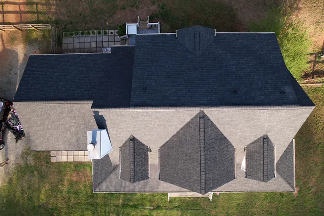 We were able to get Brandon a full roof replacement through State Farm due to wind damage! Owens Corning - Duration (Onyx Black) - Shingles