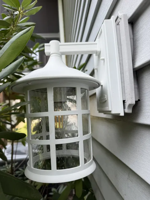 Replacement Of Exterior Porch Light Fixture