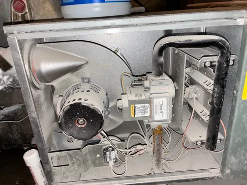 photo at Austin, TX on Jun 24, 2026: A clog in the condensate drain line was disrupting proper drainage. We effectively blew out the lin