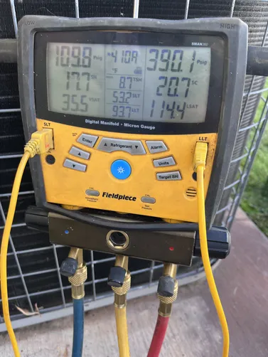 photo at St George, UT on Nov 06, 2025: Upon noticing a decline in efficiency, we executed a complete heat pump service for the residential